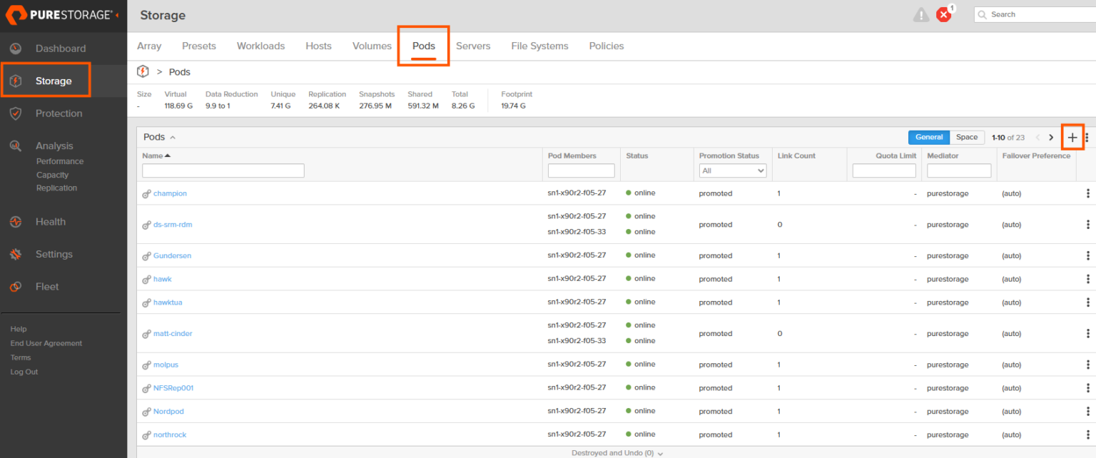Configuring the Portworx Operator to use Multiple FlashArrays on ...